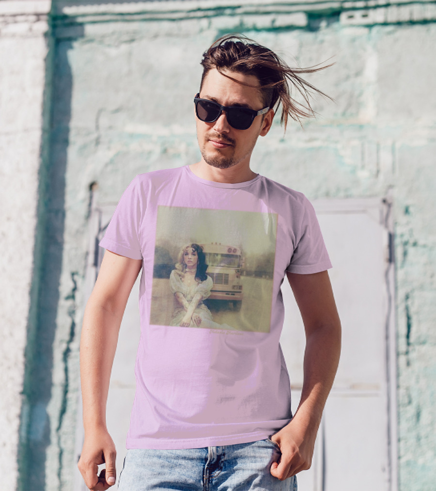 Melanie Martinez Vintage Bus Pastel Pink T-Shirt