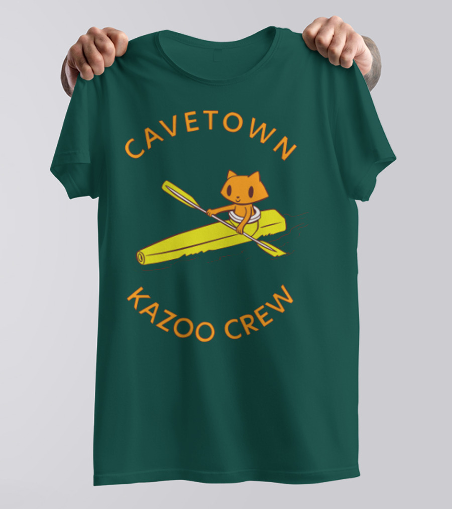 Cavetown Kazoo Crew Cat In Canoe T-Shirt