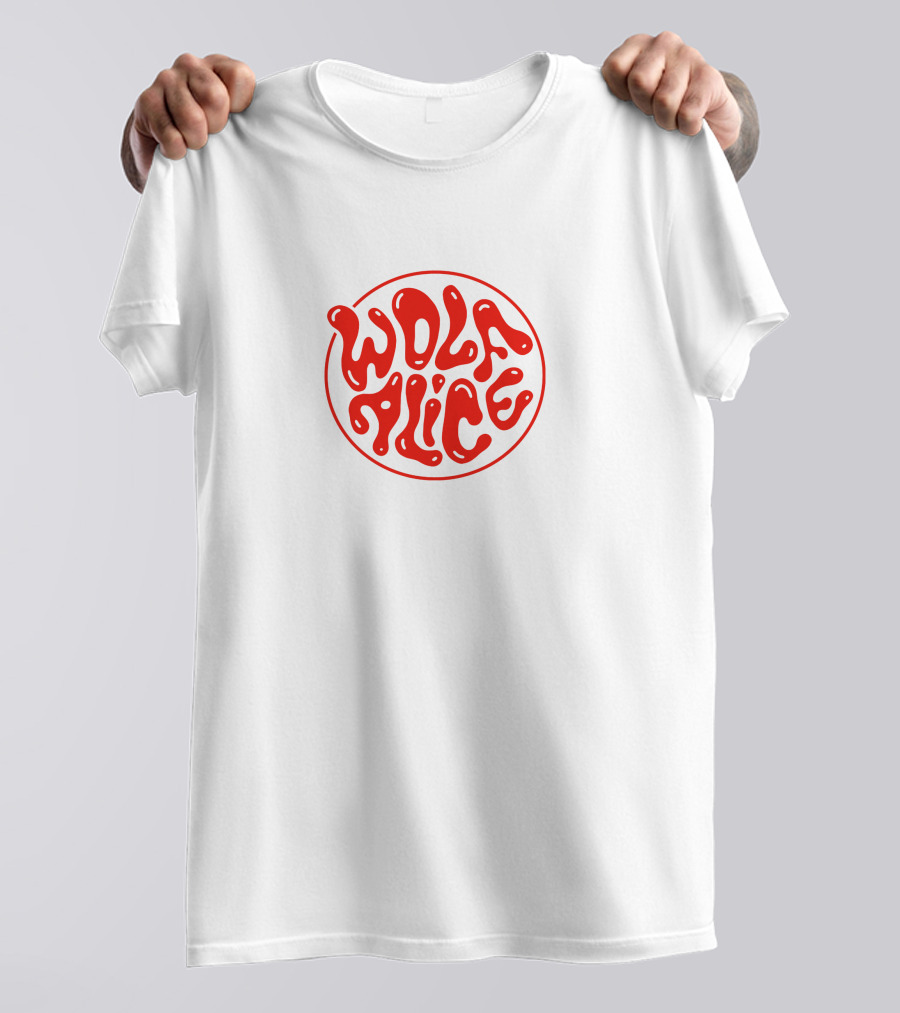 Wolf Alice Red Text Logo Merch T-Shirt