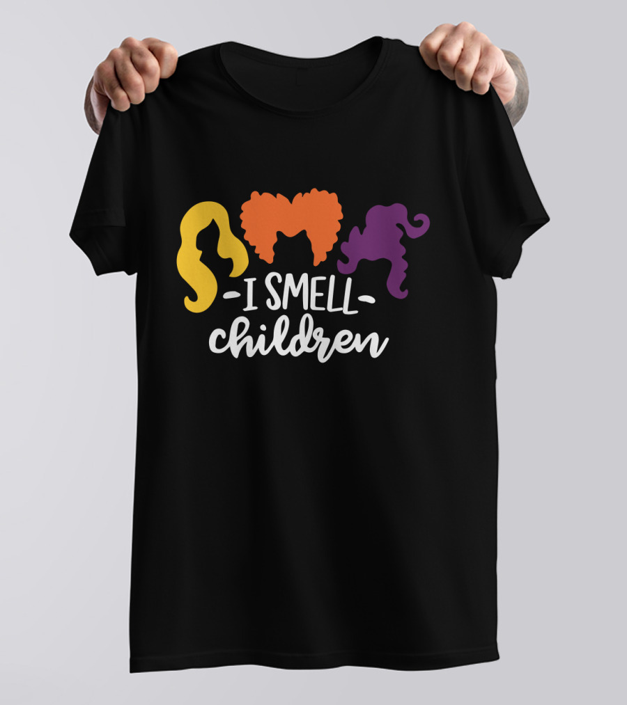 I Smell Children Hocus Pocus Sanderson Sisters Hair T-Shirt