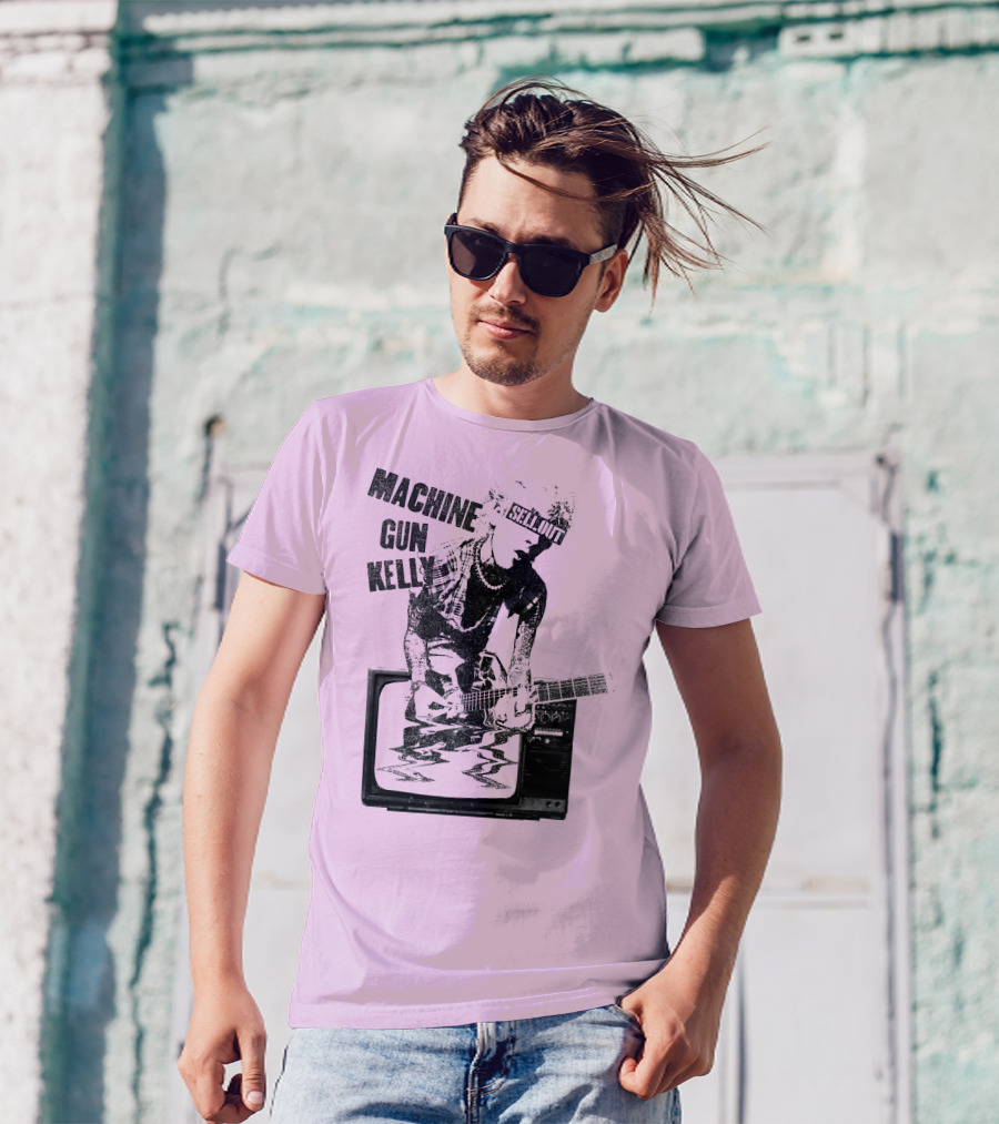 Machine Gun Kelly Sellout TV Guitar T-Shirt