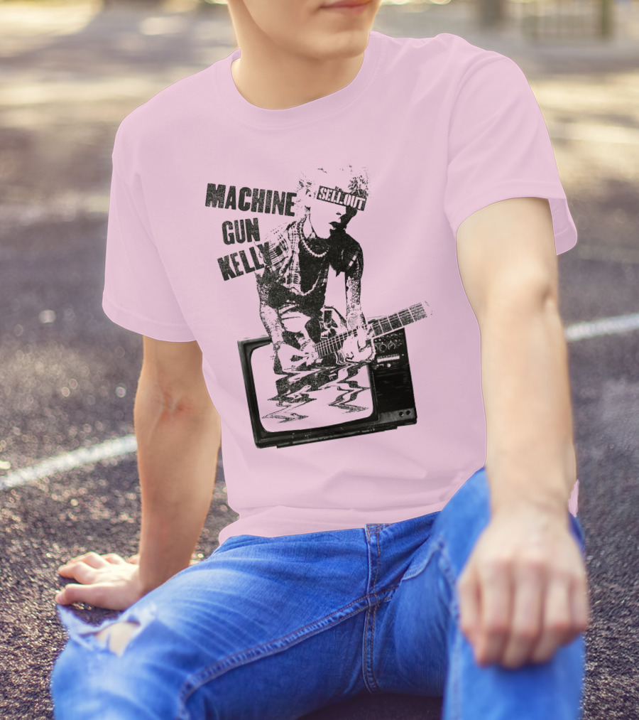 Machine Gun Kelly Sellout TV Guitar T-Shirt
