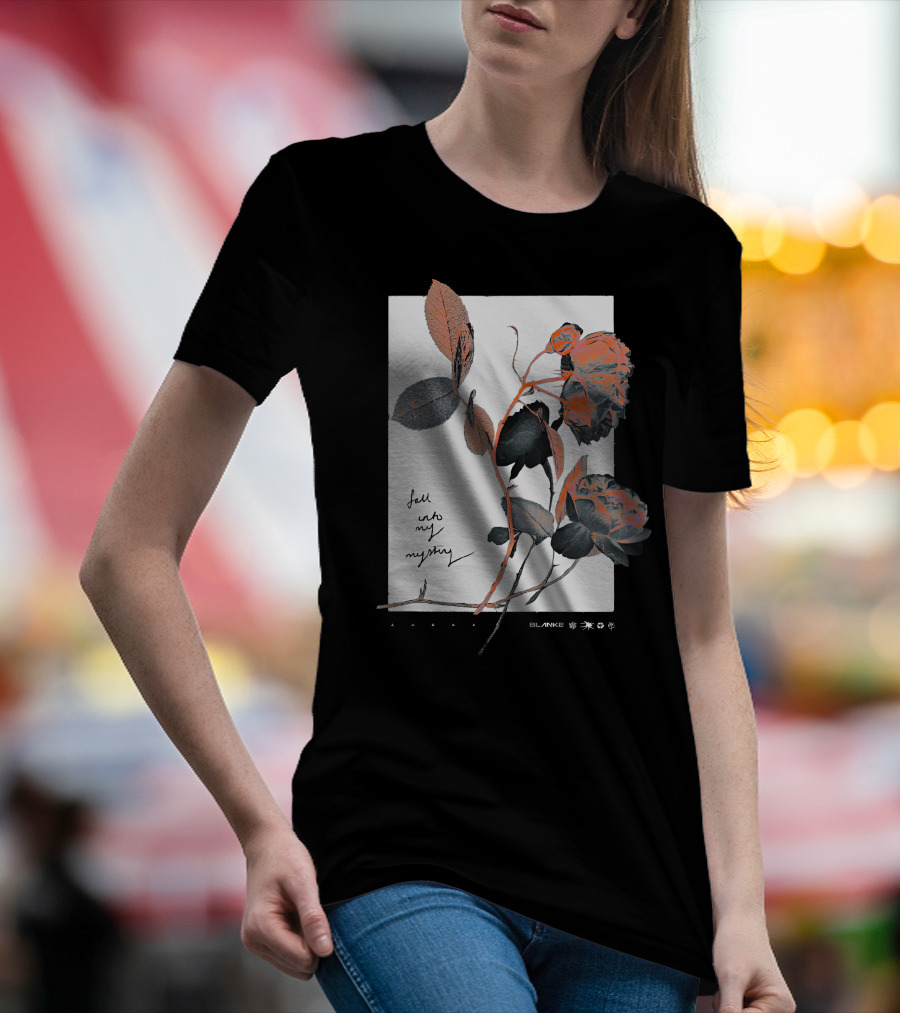 Blanke Fall Into My Mystery Roses T-Shirt