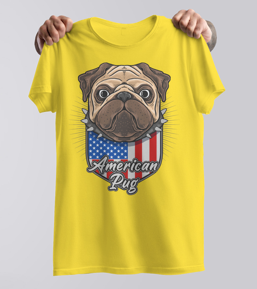 American Pug Bulldog USA T-Shirt