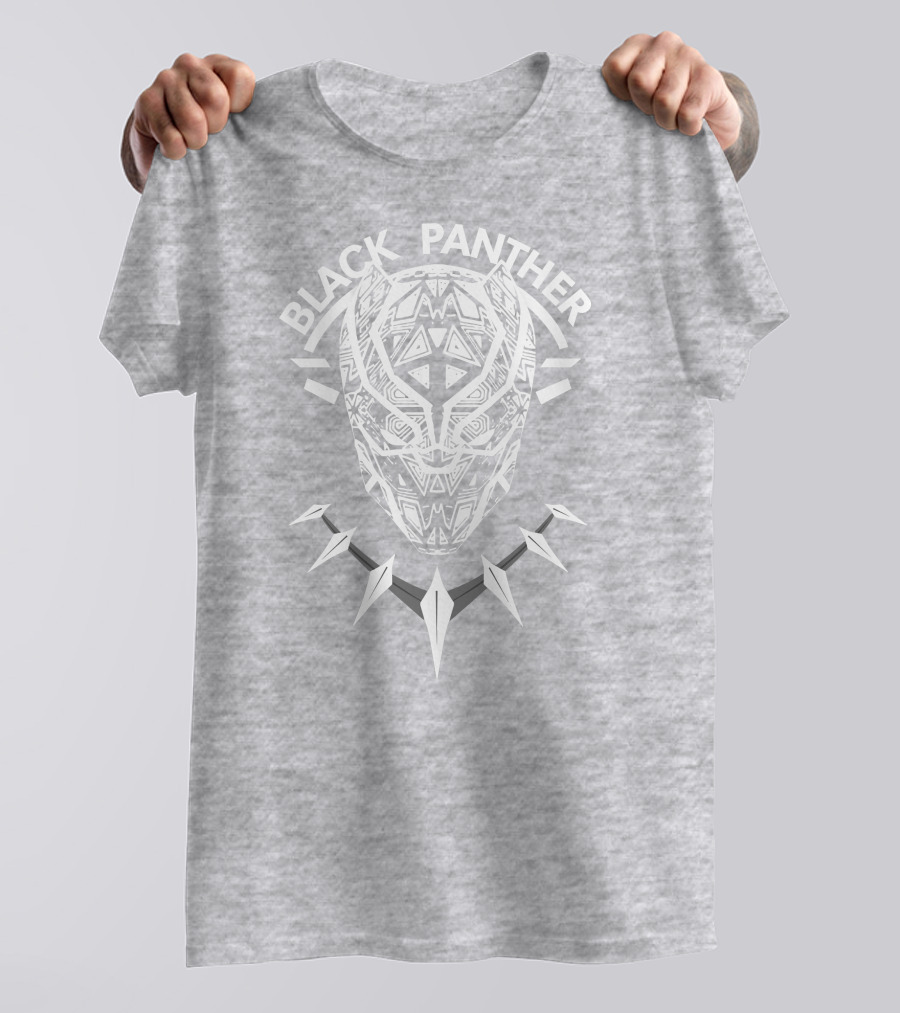 Black Panther Wakanda Tribal Mask Necklace T-Shirt