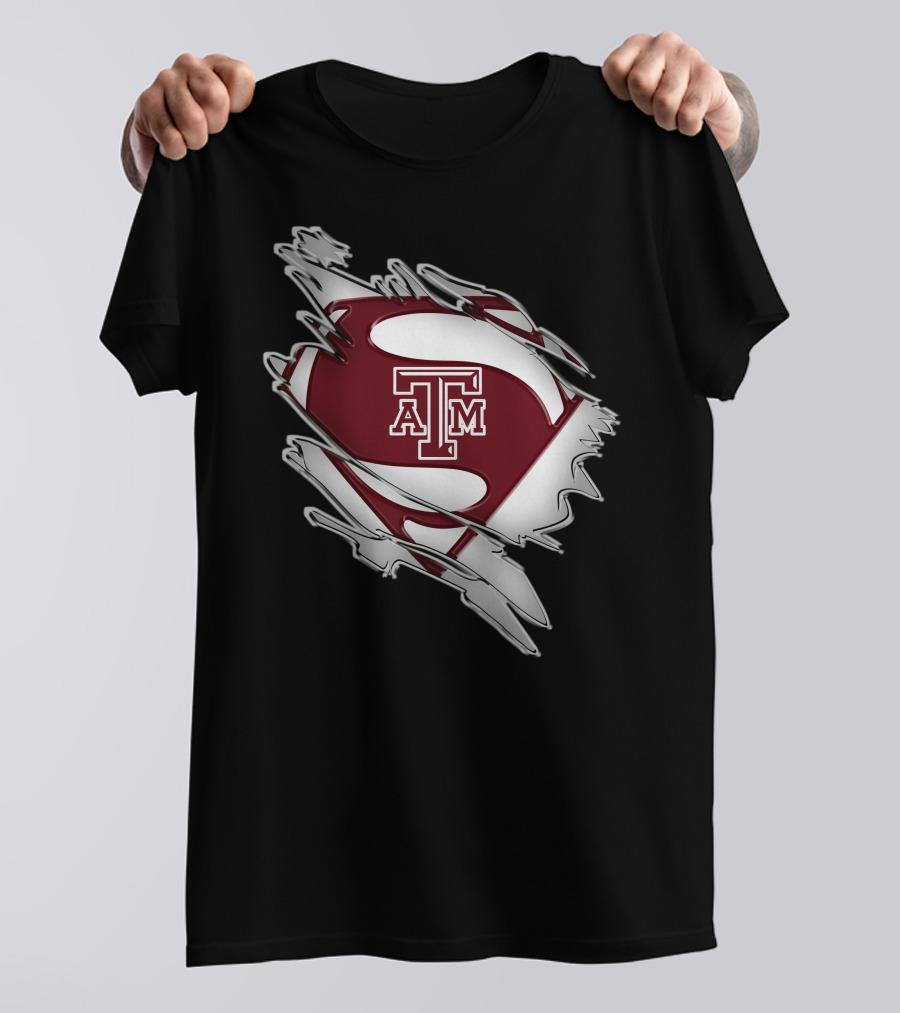 Texas A&M Aggies Logo Shield Tear T-Shirt