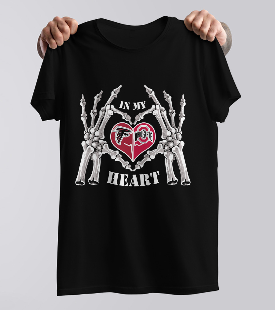 Atlanta Falcons Ohio State Buckeyes In My Heart T-Shirt