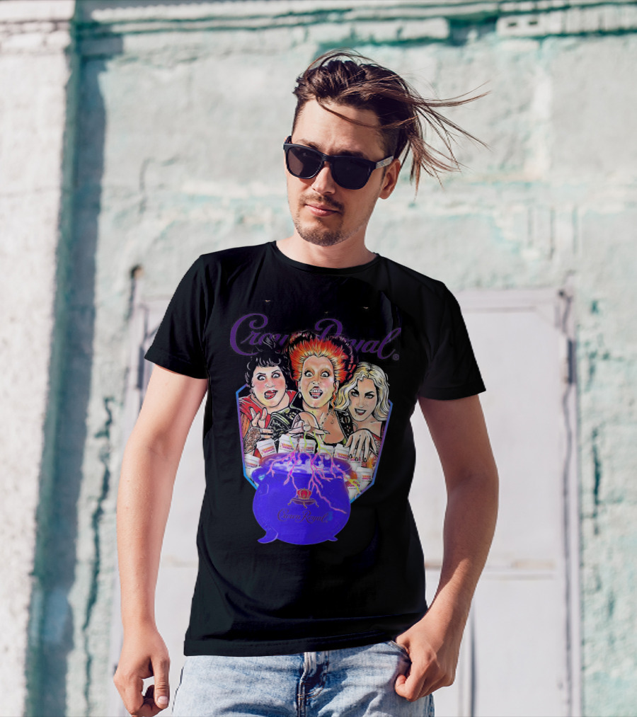 Crown Royal Halloween Hocus Pocus Witches Cauldron Magic T-Shirt