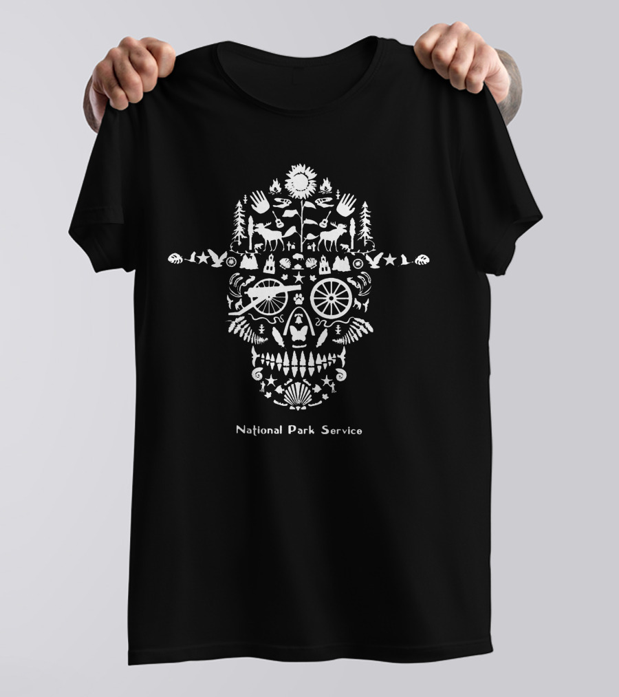 Skull National Park Service Iconic Nature Symbols T-Shirt