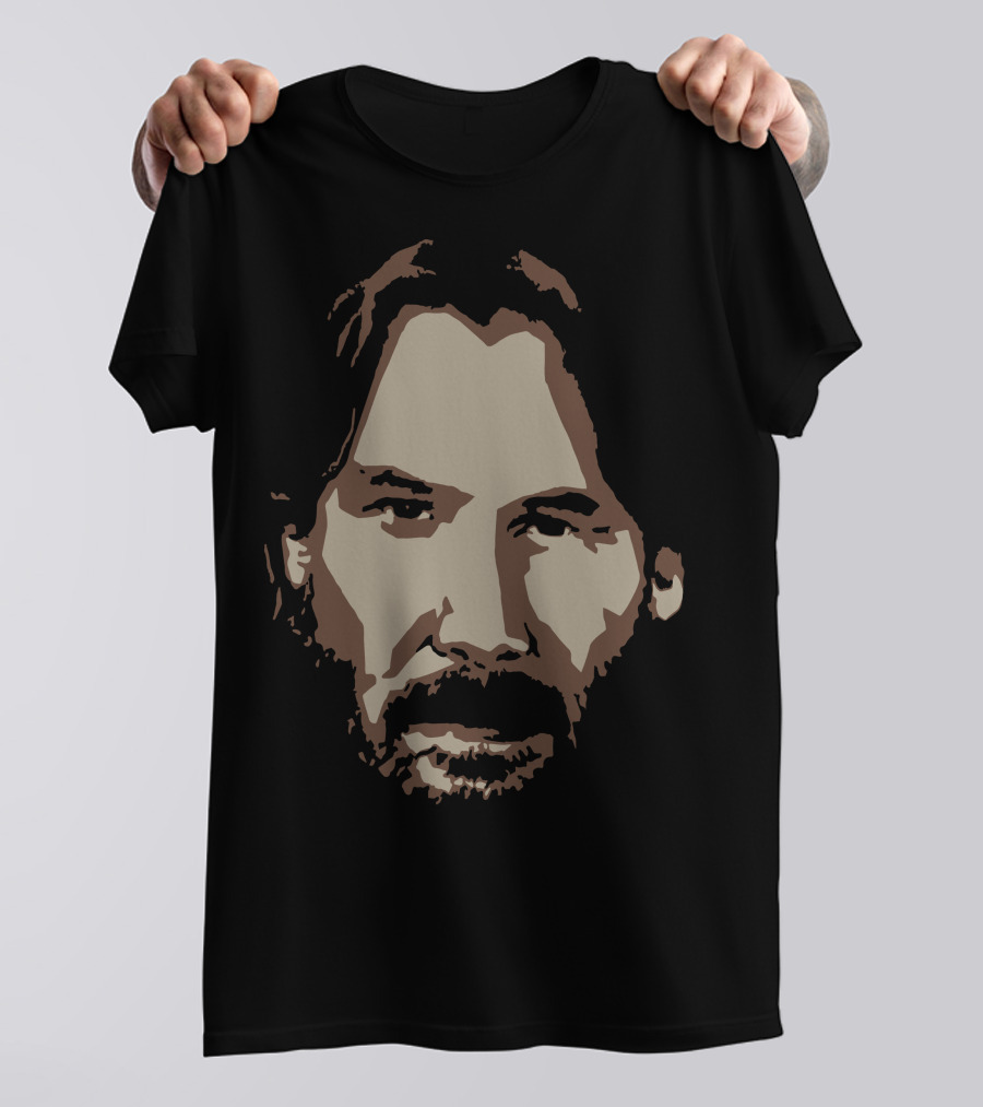 John Wick Movie Character Iconic Face T-Shirt