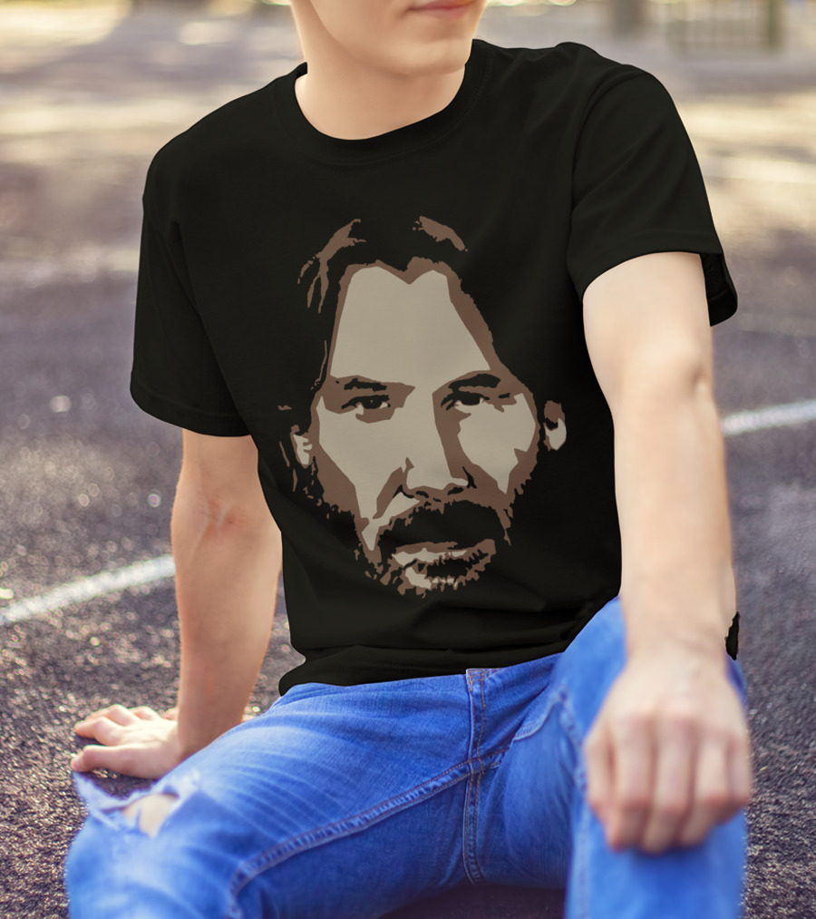 John Wick Movie Character Iconic Face T-Shirt