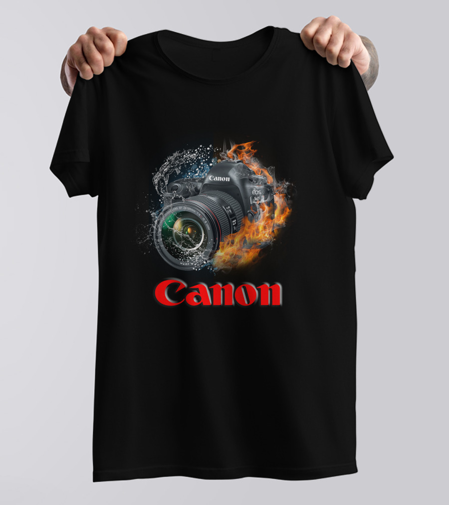 Canon EOS 5D Water And Fire T-Shirt