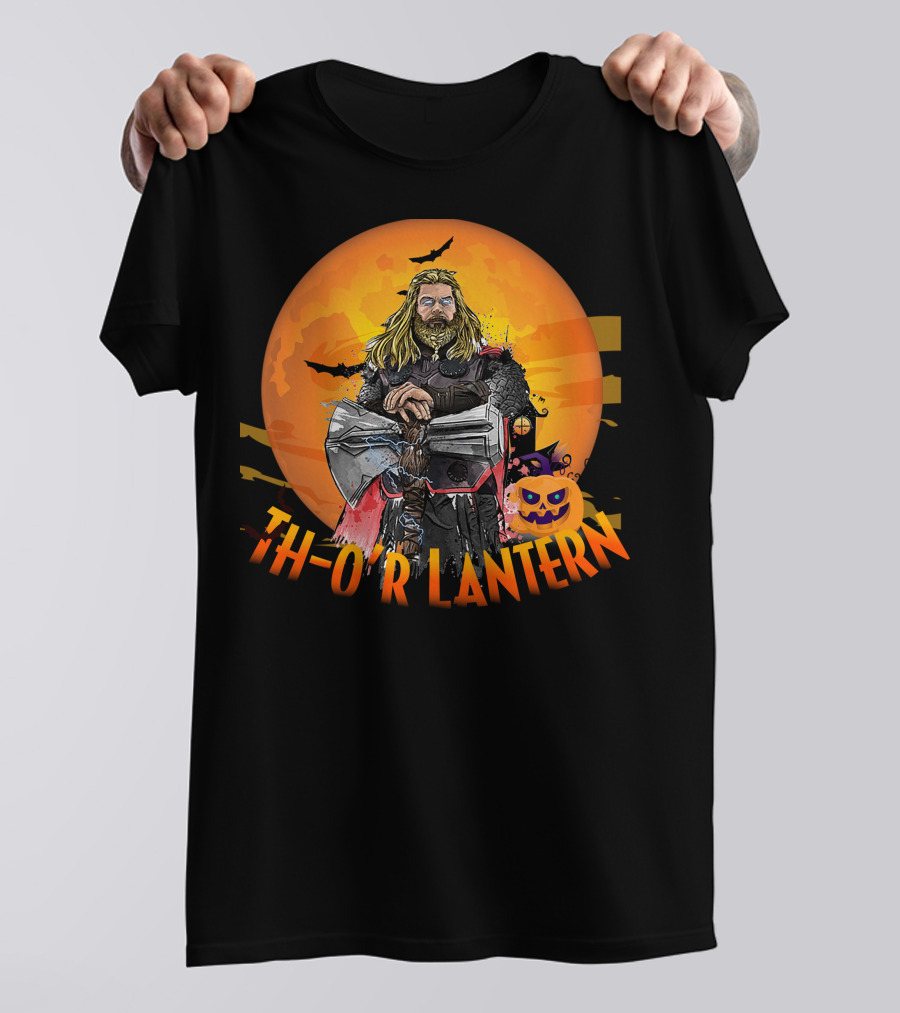Th-o R Lantern Halloween Thor Illustration TL1409 T-Shirt
