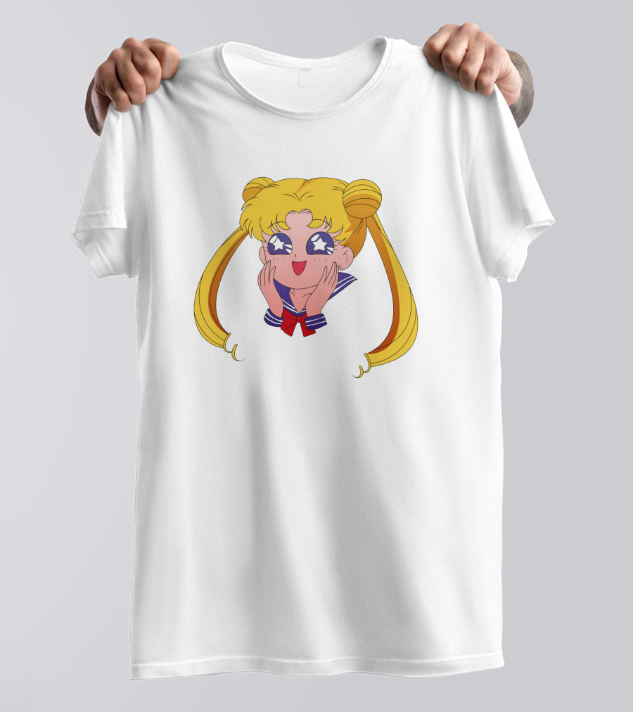 Sailor Moon Usagi Tsukino Star Eyes Anime Character T-Shirt