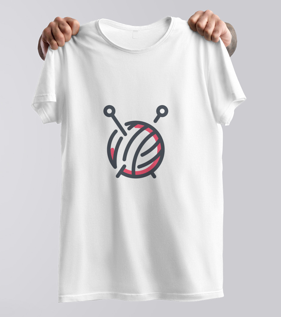 Yarn Ball With Knitting Needles T-Shirt
