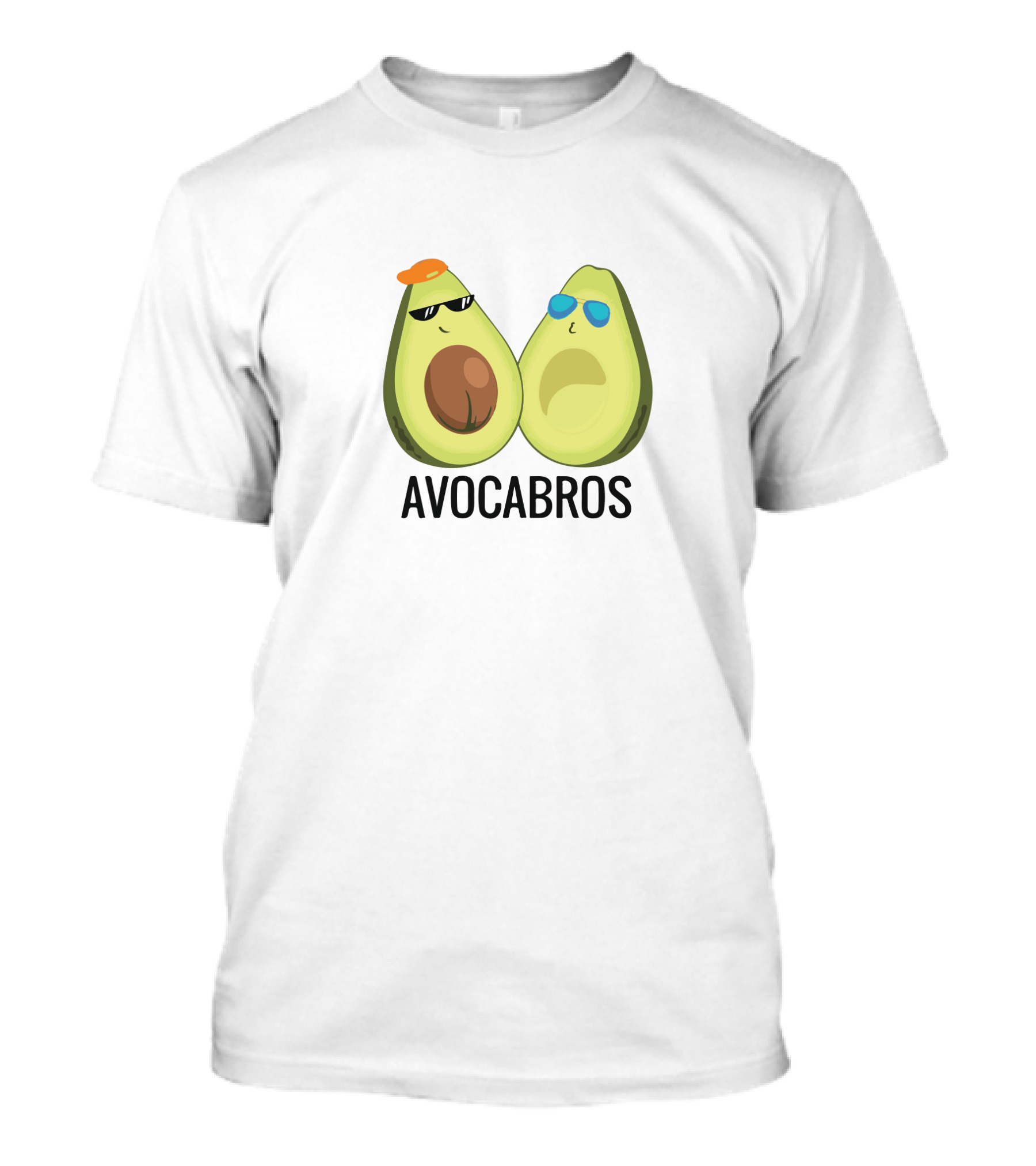 AVOCABROS Avocado Friends With Sunglasses T-Shirt