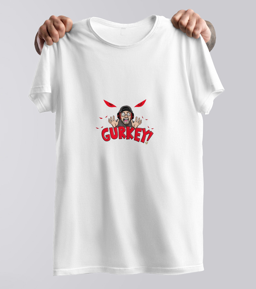 FGTEEV Gurkey Cartoon Character Red Eyes T-Shirt