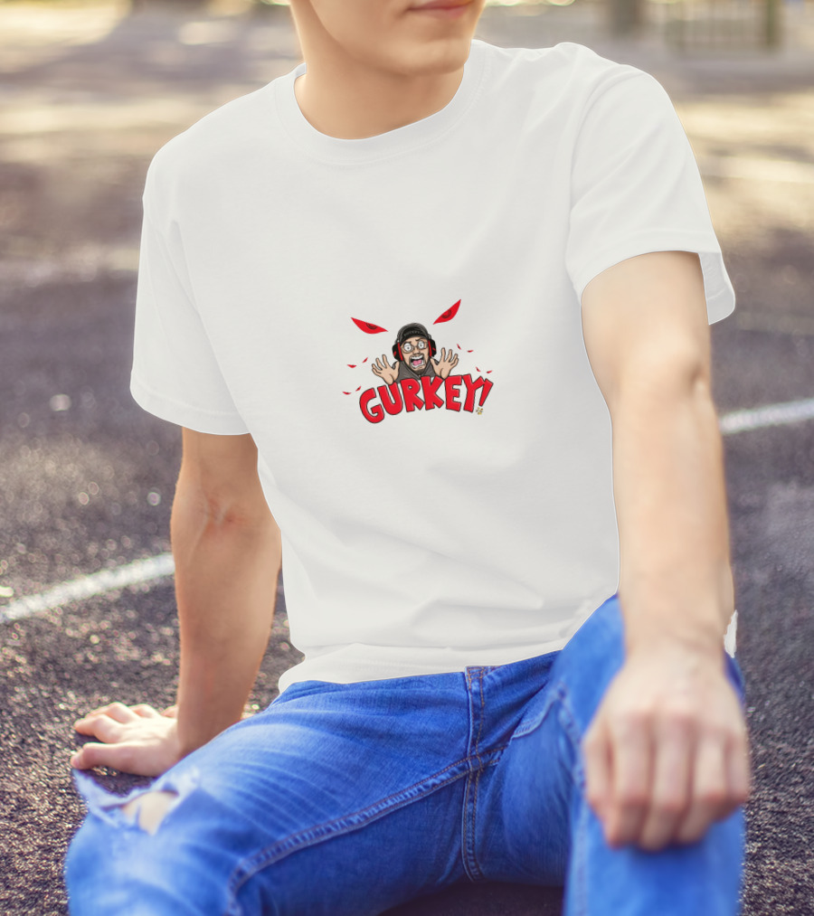 FGTEEV Gurkey Cartoon Character Red Eyes T-Shirt