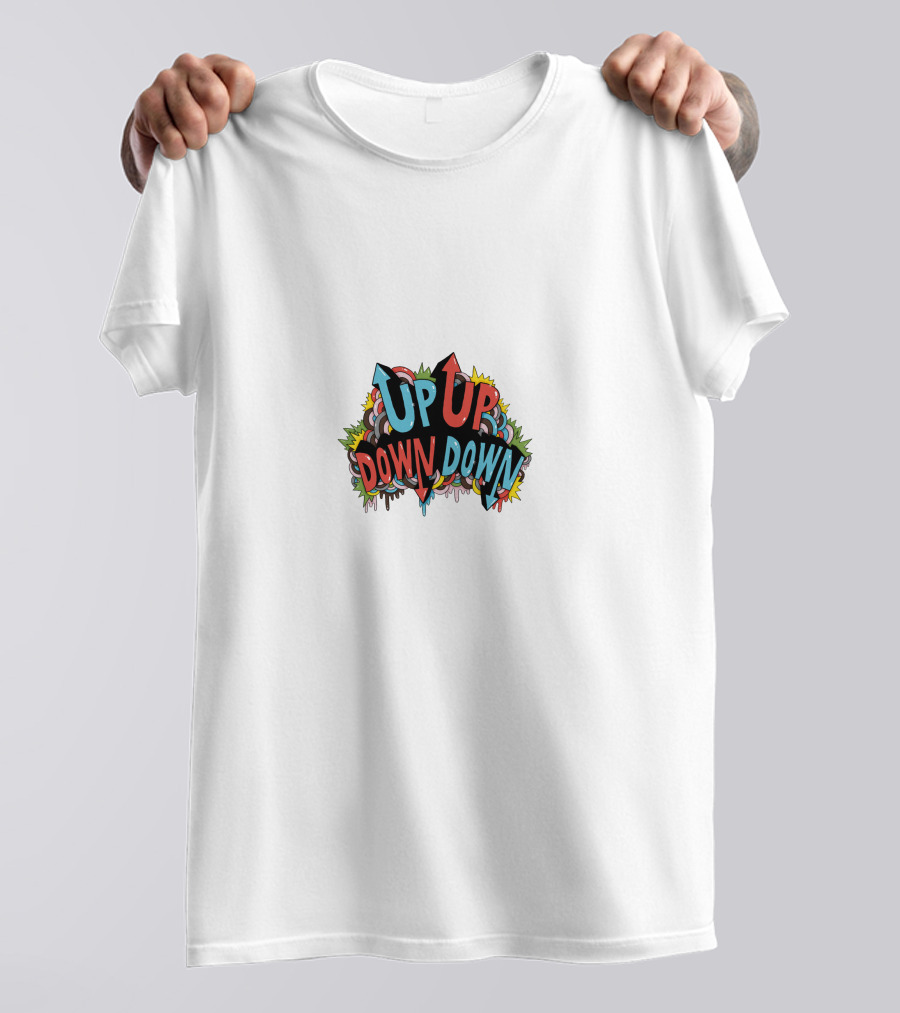 UP UP DOWN DOWN Arrows T-Shirt