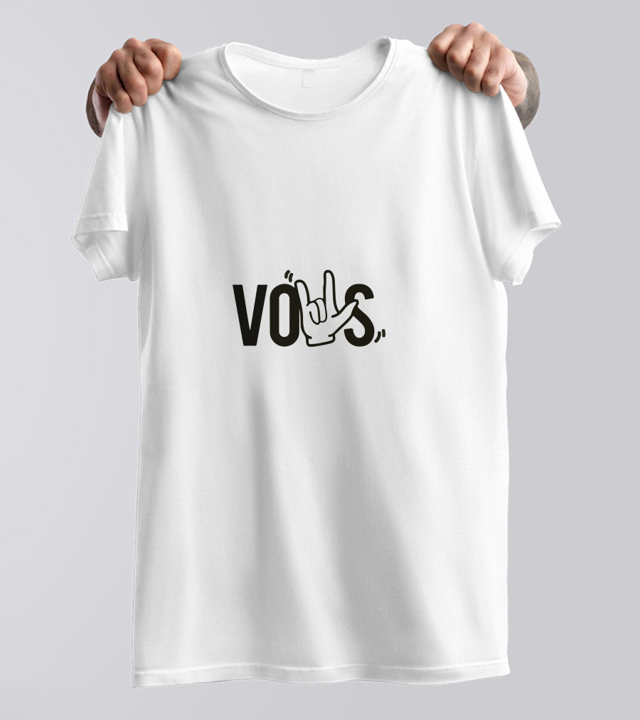 VOUS Hand Gesture Girl T-Shirt