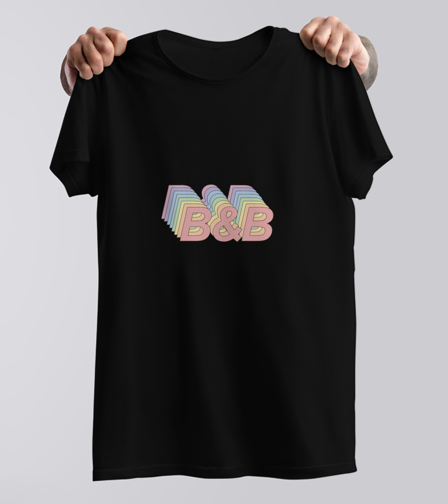 Brooklyn And Bailey B&B Pastel 3D Effect T-Shirt