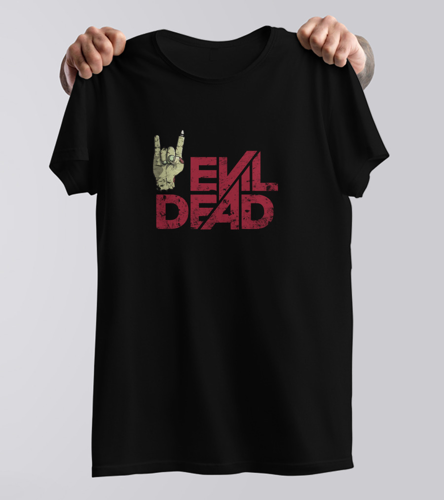 Evil Dead Metal Hand Gesture T-Shirt