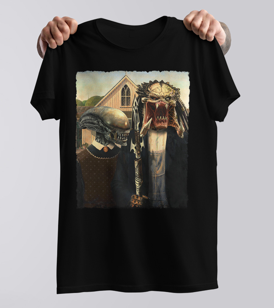 Aliens Predator Gothic T-Shirt