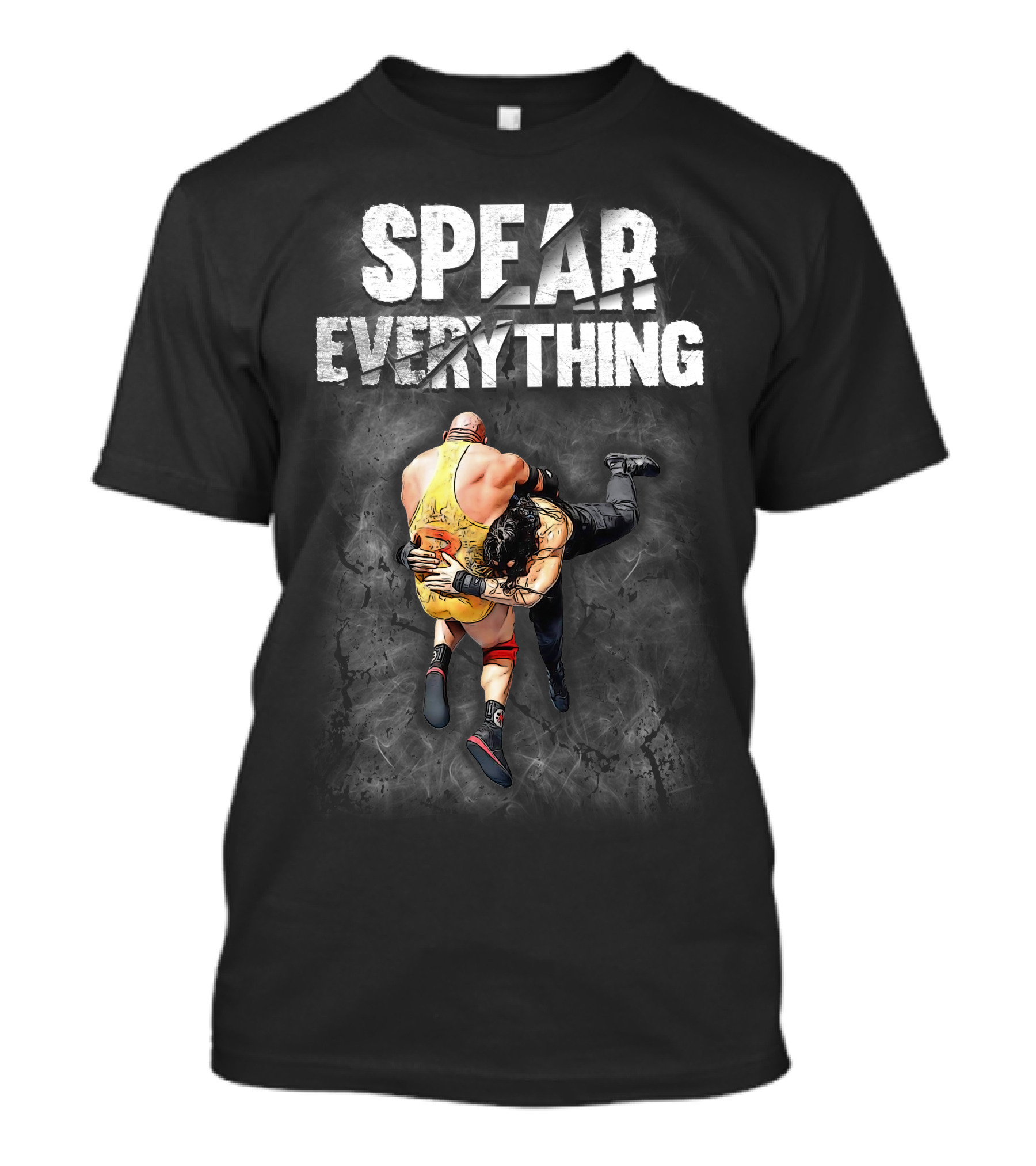 Roman Reigns Spear Everything Wrestling Move Combat T-Shirt