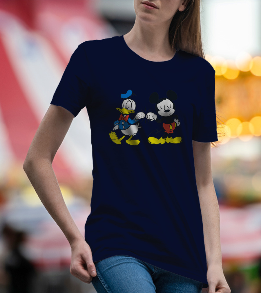 Disney Mickey Mouse Donald Duck Best Friends Forever Classic Icons T-Shirt