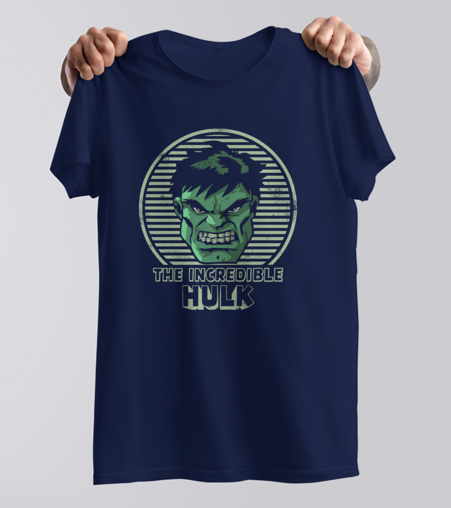 The Incredible Hulk Vintage Hulk Retro Face T-Shirt