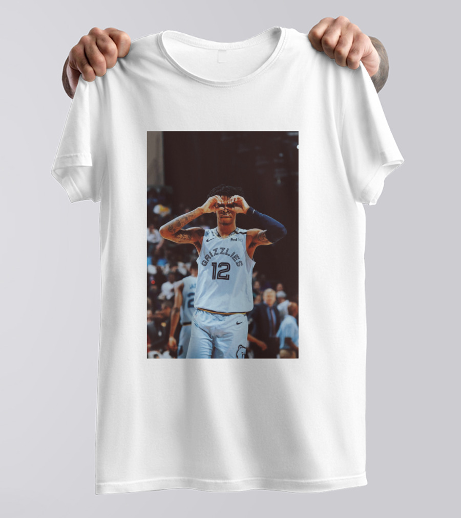 Ja Morant Grizzlies Number 12 T-Shirt