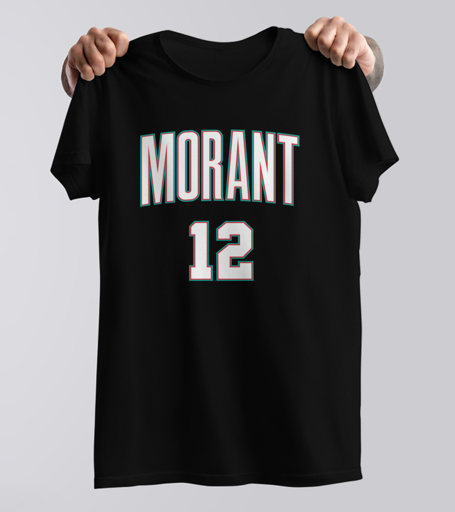 Ja Morant 12 Grizzlies Fan Gear T-Shirt