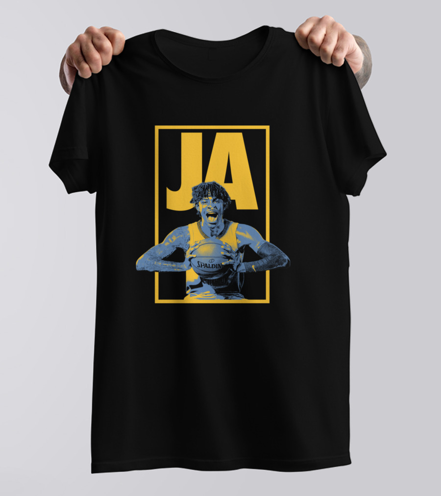 Ja Morant Memphis Grizzlies Hype Spalding Basketball T-Shirt