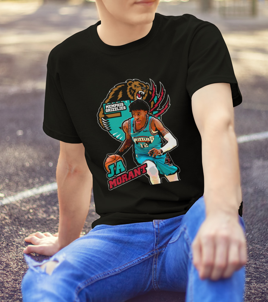 Memphis Grizzlies Rookie Ja Morant Basketball Player T-Shirt