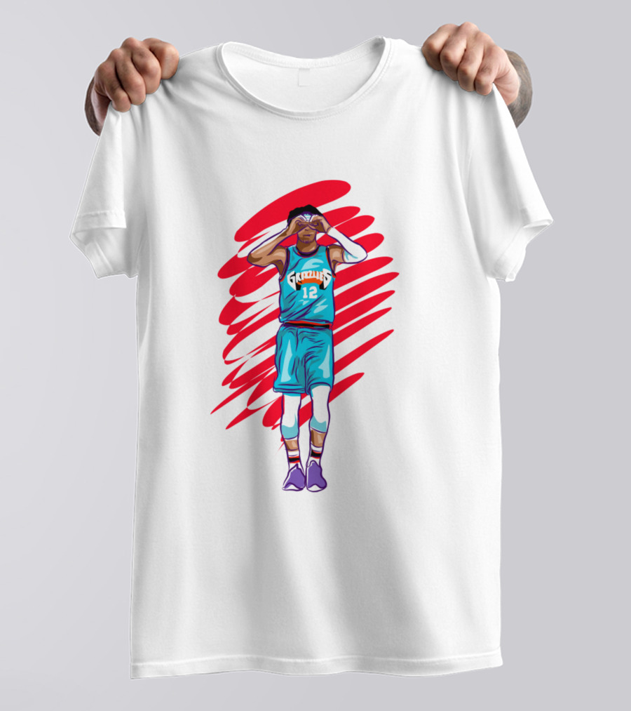 Funny Ja Morant Memphis Grizzlies Basketball Pose T-Shirt
