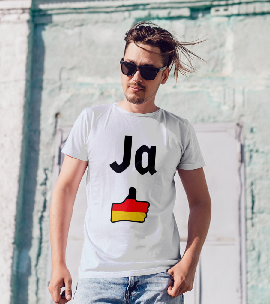 Ja Thumbs Up German Flag T-Shirt