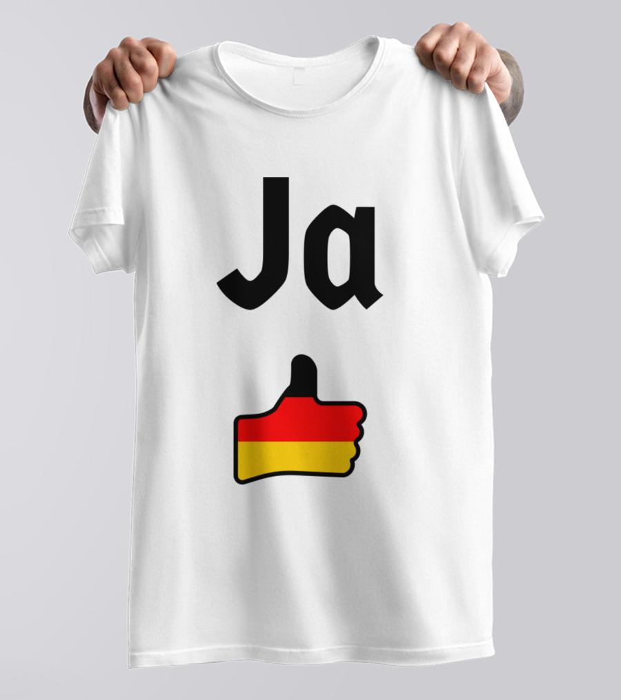 Ja Thumbs Up German Flag T-Shirt