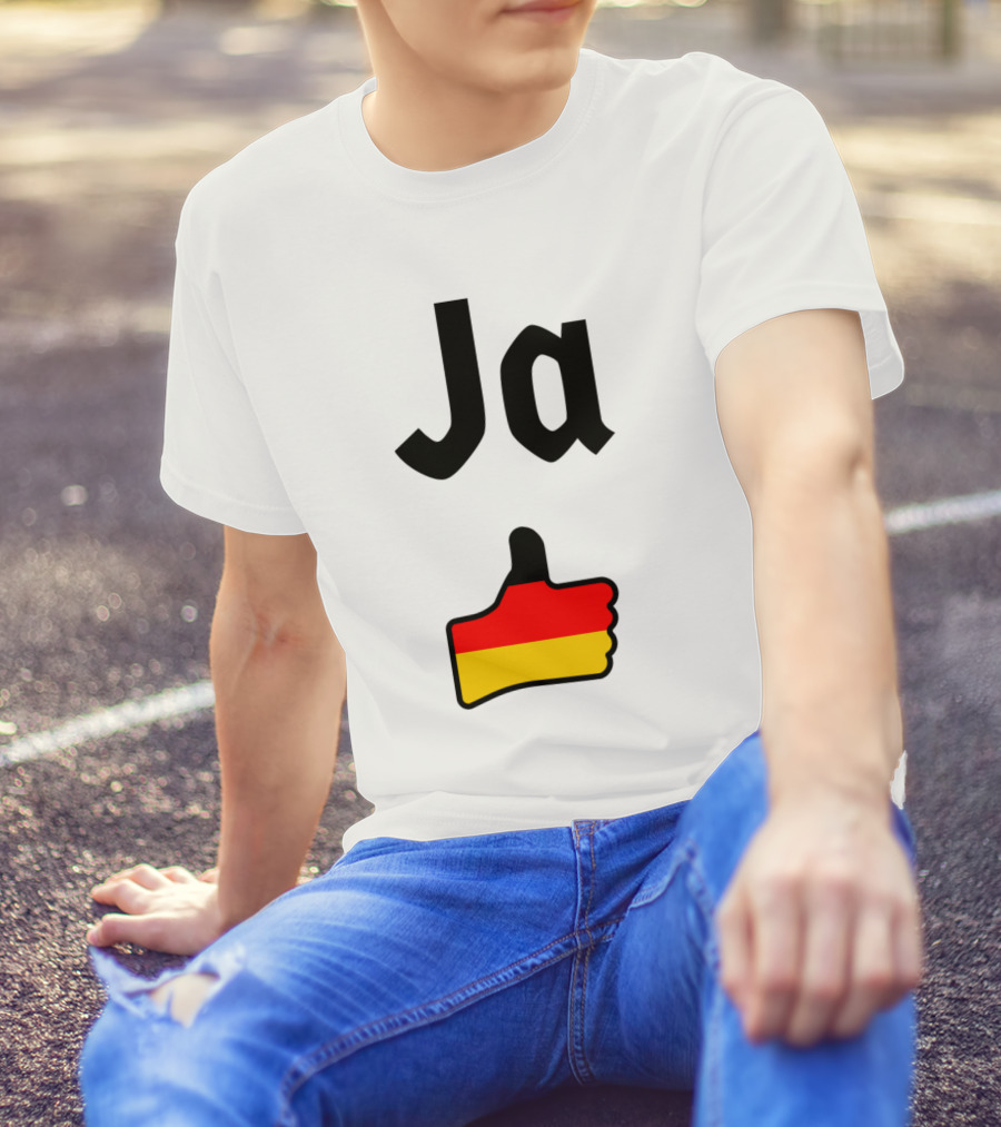 Ja Thumbs Up German Flag T-Shirt