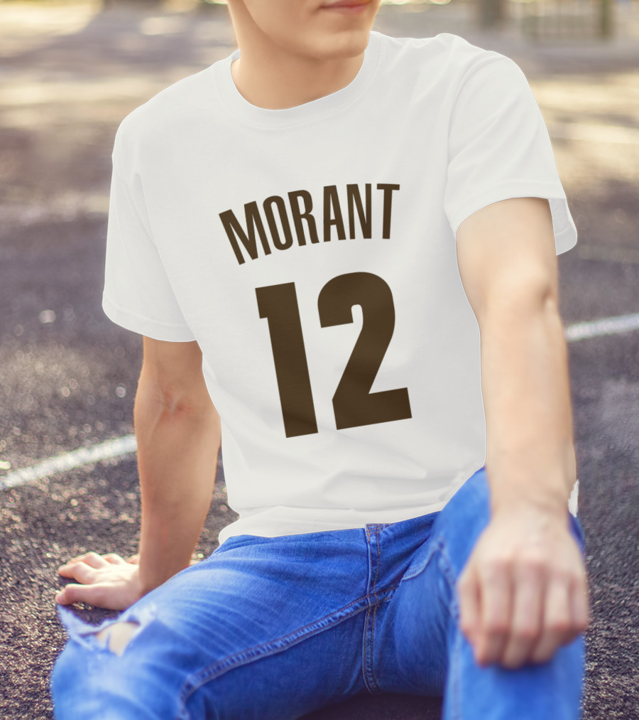 Morant 12 Basketball Jersey T-Shirt