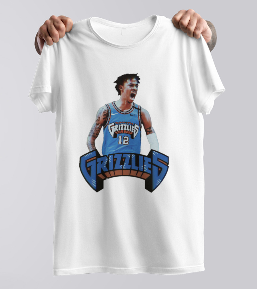 Funny Retro Feal Jamorant Grizzlies 12 Vancouver T-Shirt