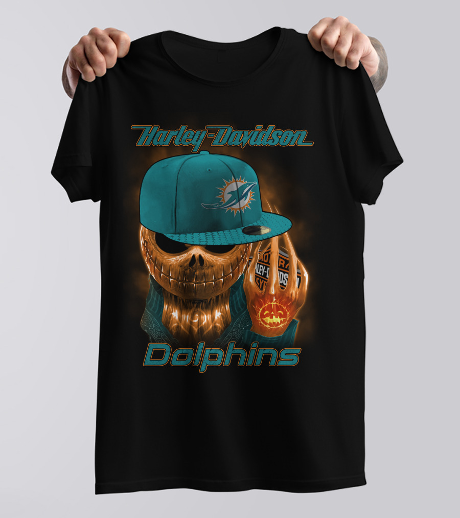 Harley Davidson Miami Dolphins T-Shirt