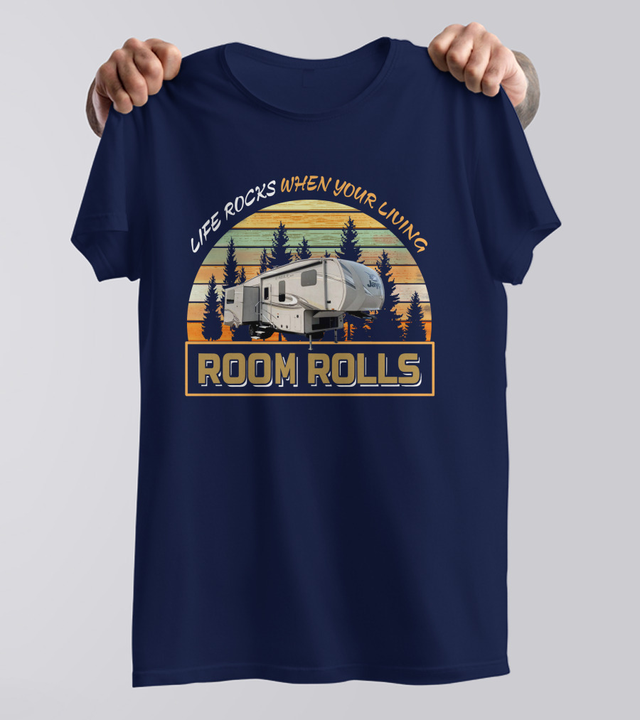 Life Rocks When Your Living Room Rolls Eagle HT 27.5rlts T-Shirt