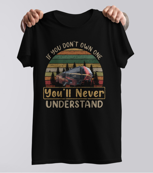 If You Don't Own One You'll Never Understand Luxe Train Retro Sunset T-Shirt