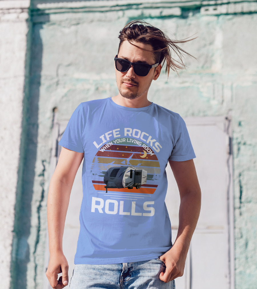 Lance Campers Home Is Where You Park It Retro Camper Adventure T-Shirt