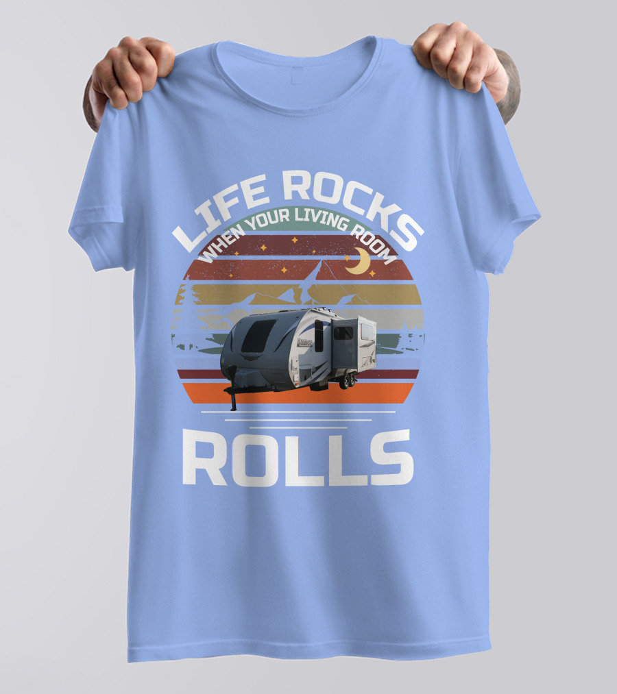 Lance Campers Home Is Where You Park It Retro Camper Adventure T-Shirt