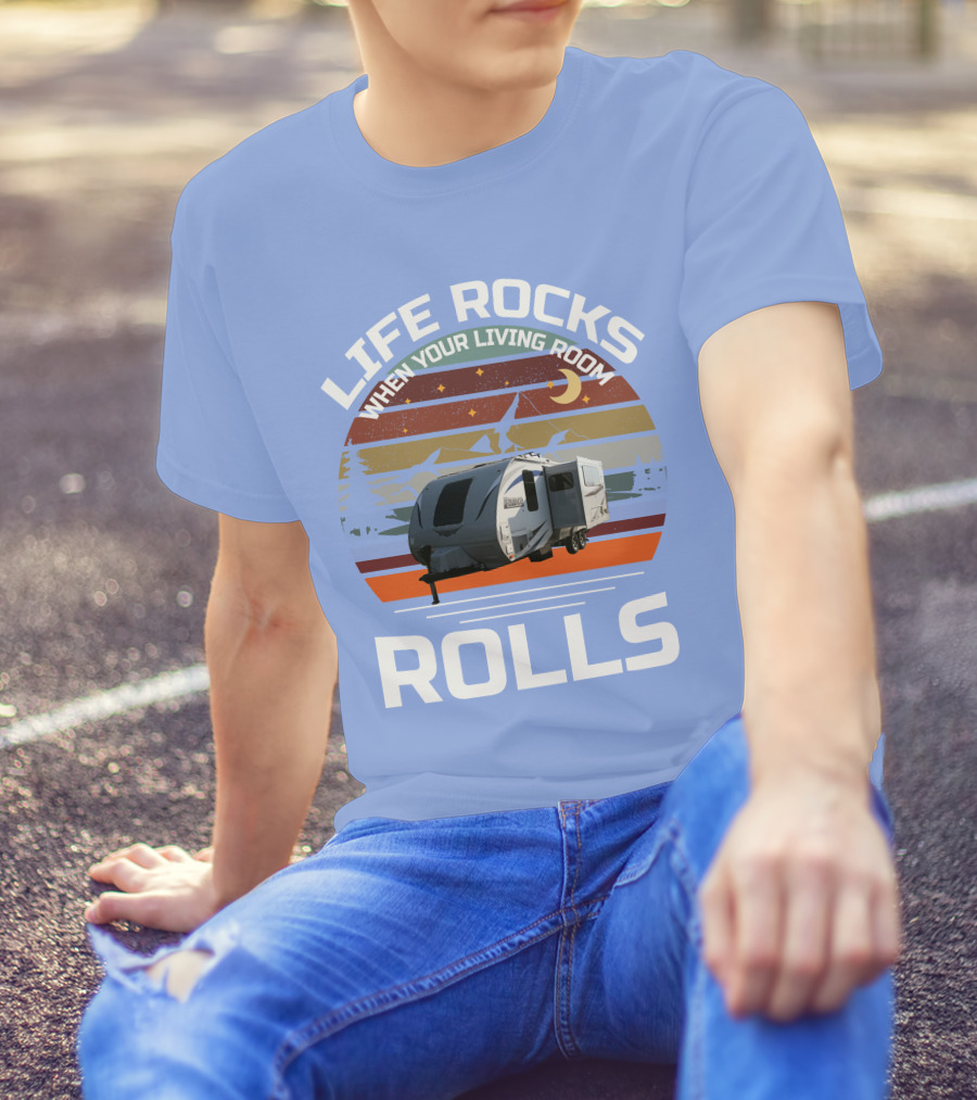 Lance Campers Home Is Where You Park It Retro Camper Adventure T-Shirt