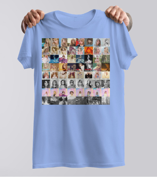 Taylor Swift Album Covers Through Each Era's T-Shirt
