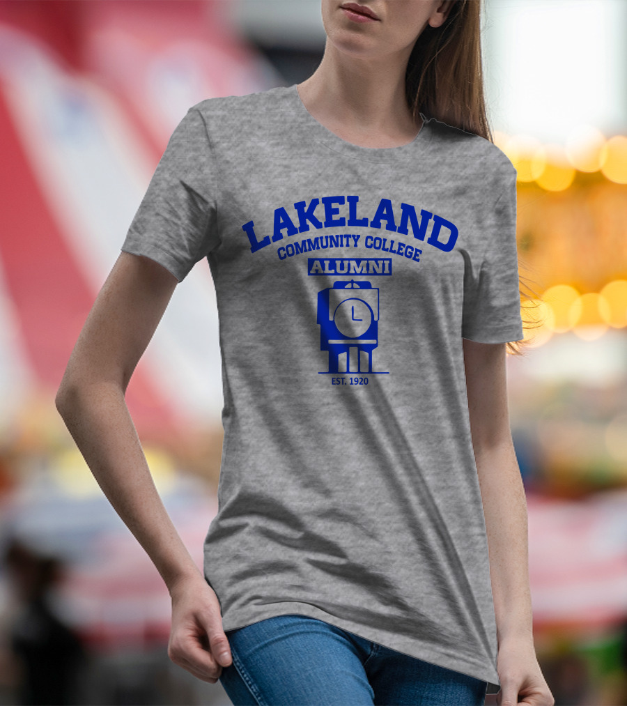 LAKELAND COMMUNITY COLLEGE ALUMNI EST. 1920 CLOCK TOWER T-Shirt