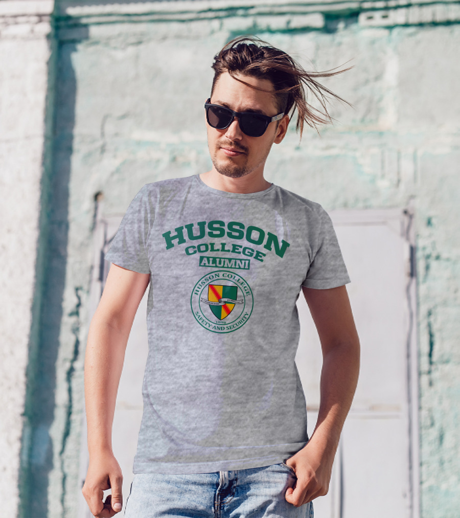 Husson College Alumni Safety And Security 1898 Character Humility T-Shirt