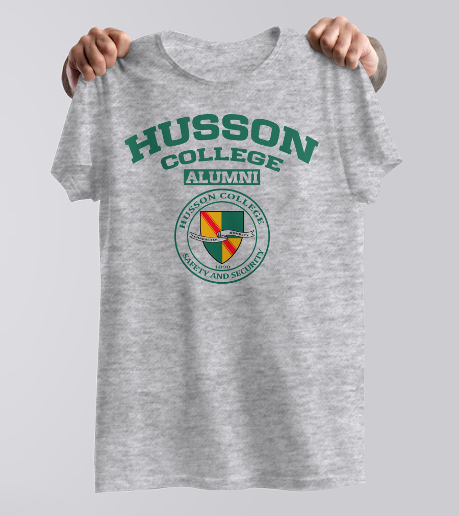 Husson College Alumni Safety And Security 1898 Character Humility T-Shirt